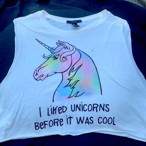 L Women Unicorn 🦄 tank top 💜💓